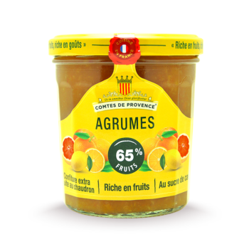 pot de confiture d'agrumes