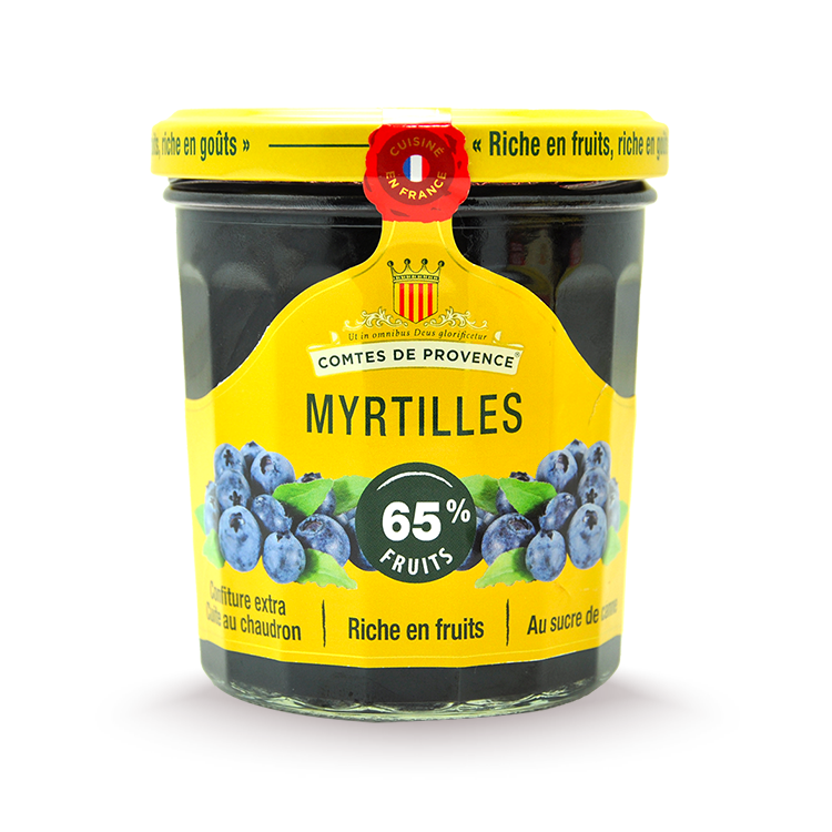 Confiture méditerranéenne-myrtilles-comtes-de-provence