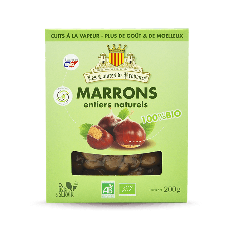 Ganze Bio Maronen Natur