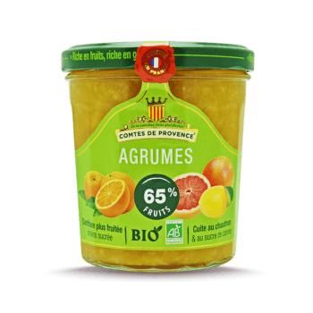 Confiture d'Agrumes BIO (oranges, citrons, pamplemousses)