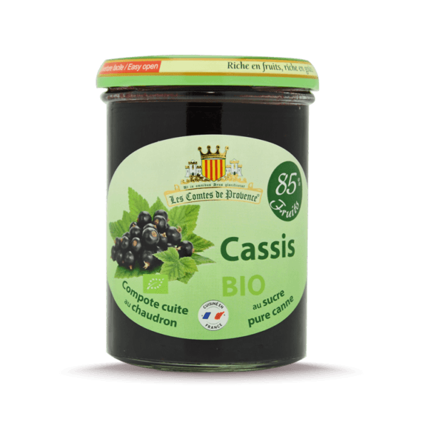 Compote de Cassis BIO - Les Comtes de Provence