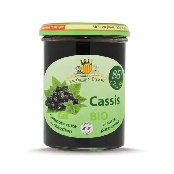 Compote de Cassis BIO Les Comtes de Provence