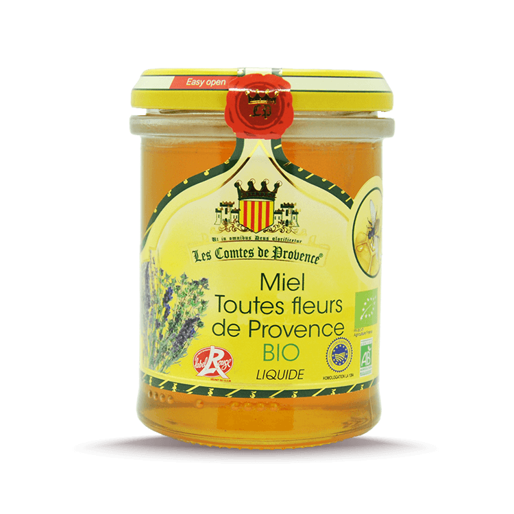 Miel de fleurs de Provence liquide BIO
