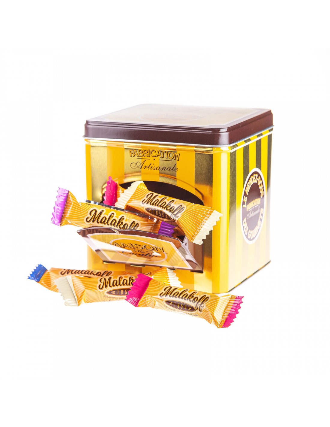CHOCOLAT MALAKOFF La Boite Métal 30 Minis Chocolats 225g