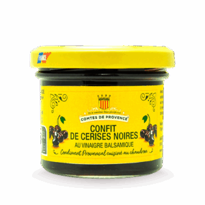 Confit de Cerises Noires au Vinaigre Balsamique