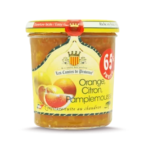 Confiture d'Orange Citron Pamplemousse