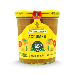 pot de confiture d'agrumes