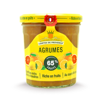 pot de confiture d'agrumes