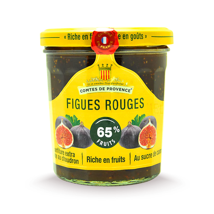Confiture méditerranéenne-figues rouges-comtes-de-provence