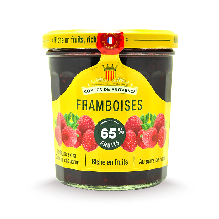 Confiture méditerranéenne-framboises-comtes-de-provence