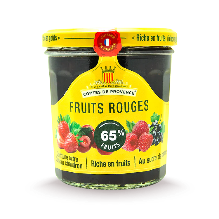Confiture méditerranéenne-fruits rouges-comtes-de-provence