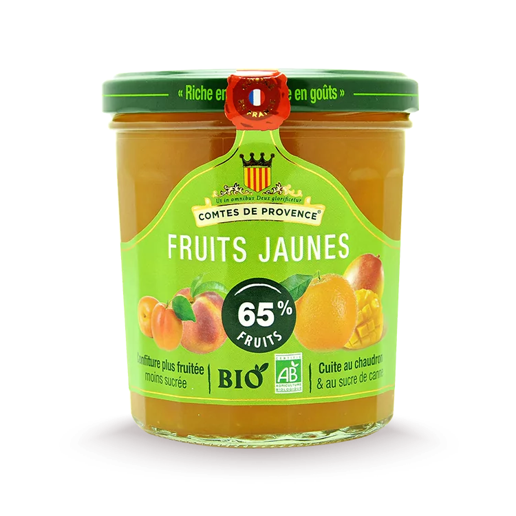 Confiture de Fruits jaunes BIO