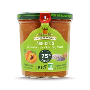 Confiture Abricot & graines BIO