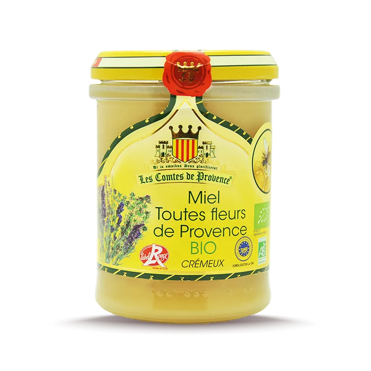 Miel de fleurs de Provence crémeux BIO