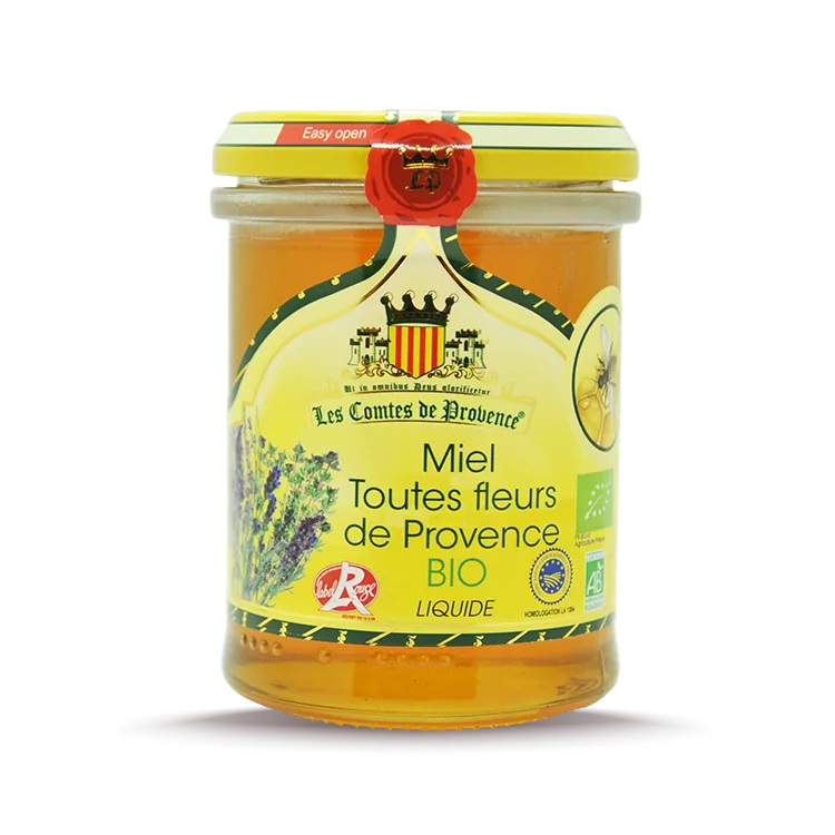 Miel de fleurs de Provence liquide BIO