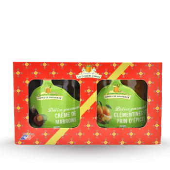 Cajas de regalo Duo Gourmandises ecológicas